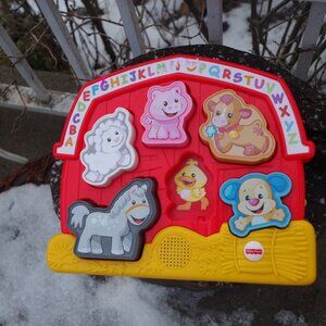 Fisher Price Animal Farm Puzzle Works Well